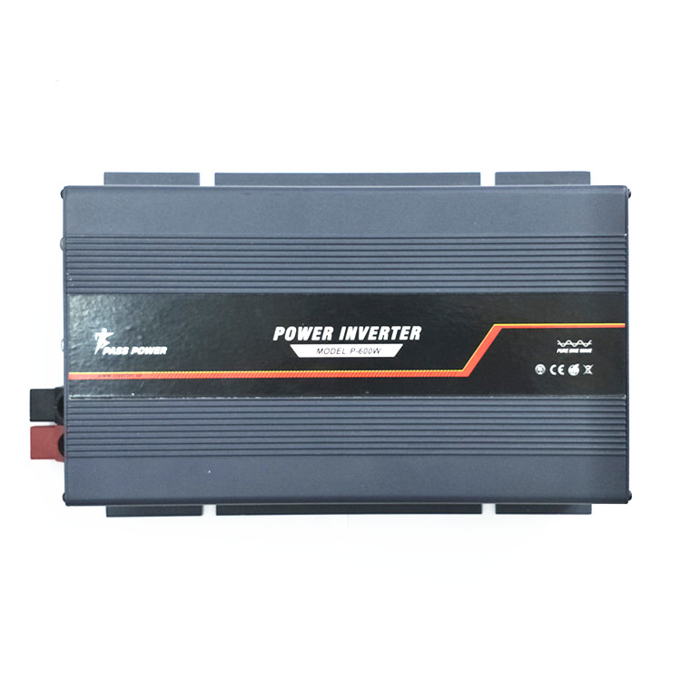 XP-600 New offgrid high frequency 600 watt 12v 24v 48v dc to 110 vac pure sine wave power inverter black for home backup power